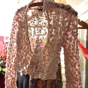 Vintage Free People Crop Cardi